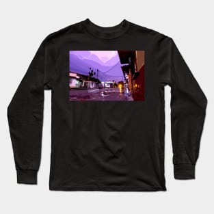 town under storm Long Sleeve T-Shirt